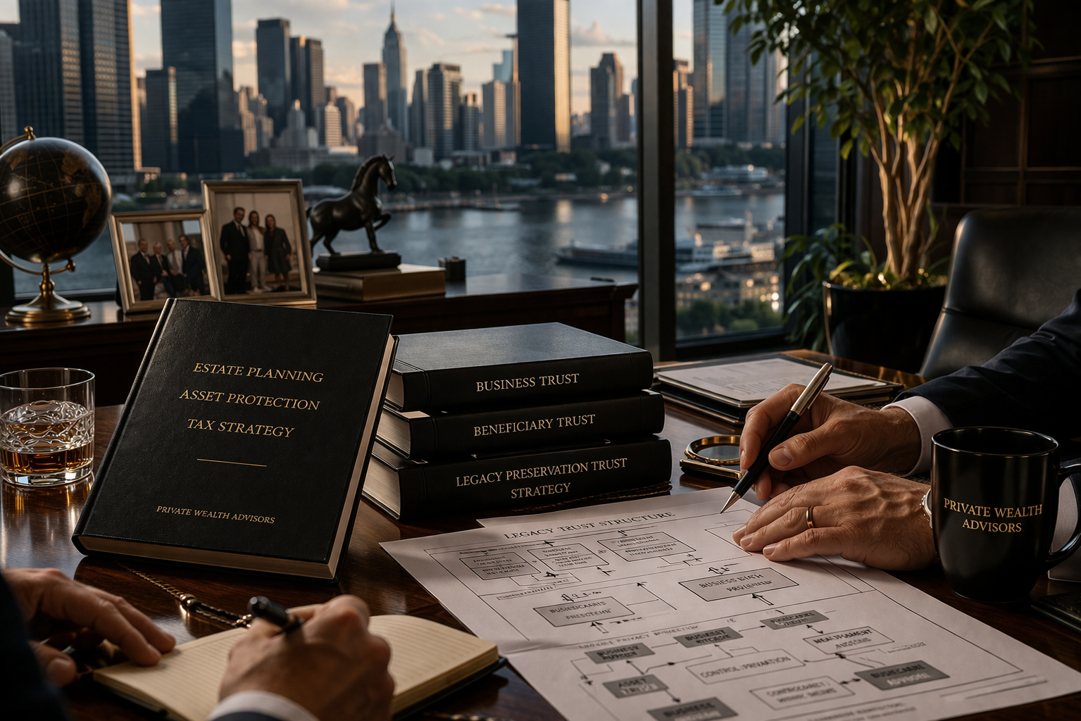 Chateau private advisory structural planning workspace